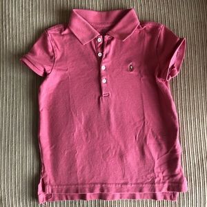 Dusty rose polo shirt in mint condition